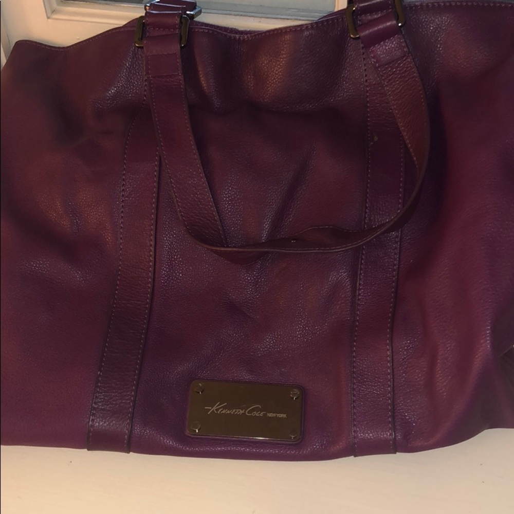 Kenneth Cole leather tote